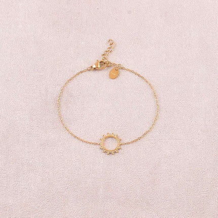 Bracelet - soleil aux traits fins