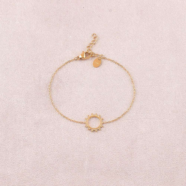 Bracelet - soleil aux traits fins