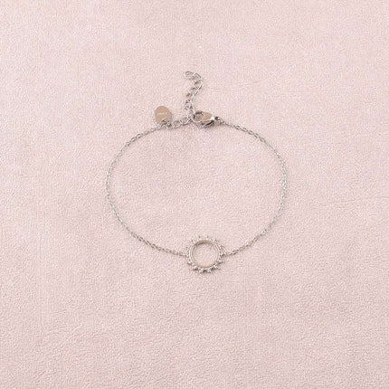 Bracelet - soleil aux traits fins