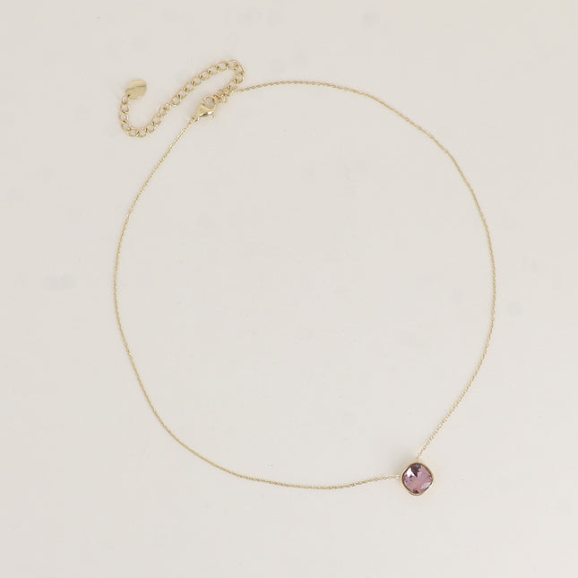 Collier - orné de cristaux Swarovski® 8mm avec contour
