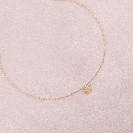 Collier - pendentif coquillage escargot