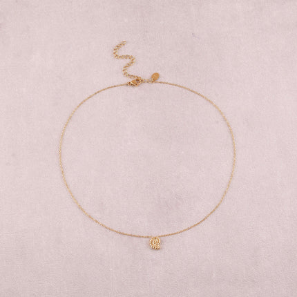 Collier - pendentif coquillage escargot