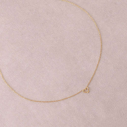 Collier - petit coeur ajouré