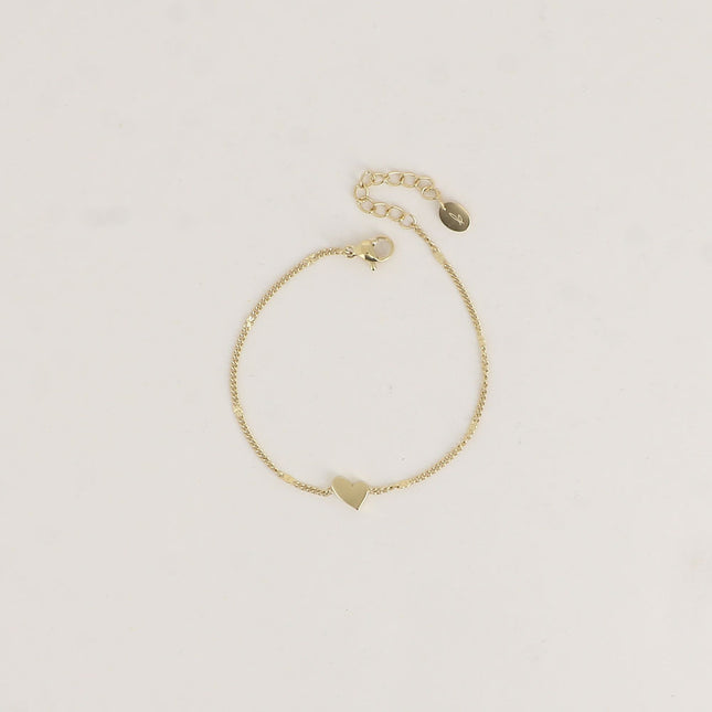 Bracelet - pendentif petit coeur