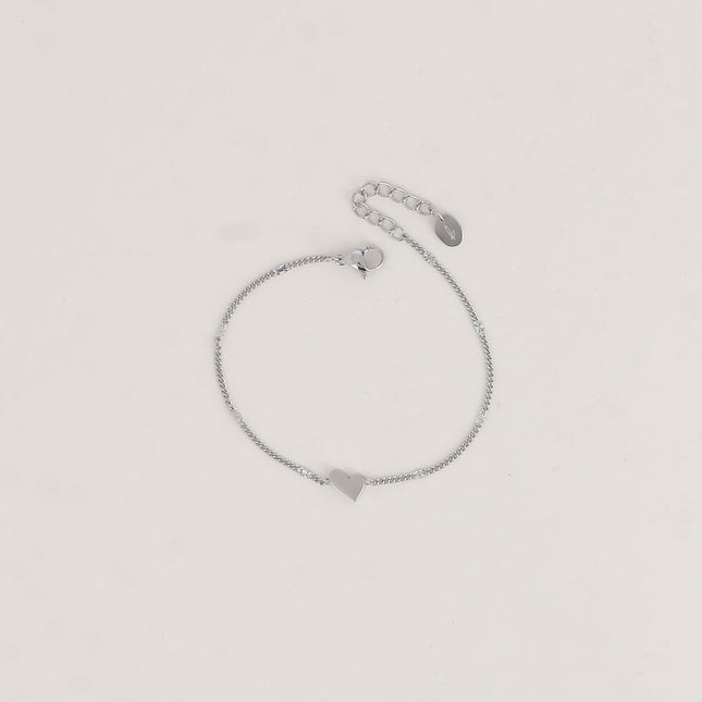 Bracelet - pendentif petit coeur