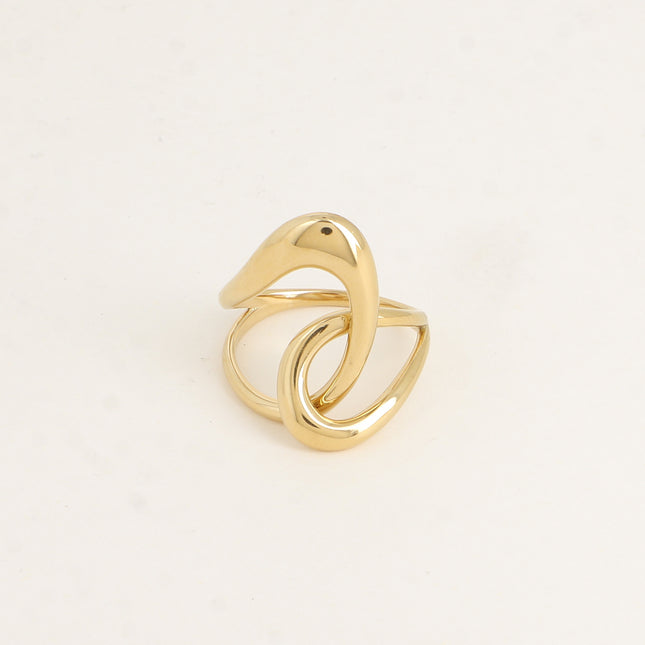 Bague - 2 formes ajourées - Taille 57