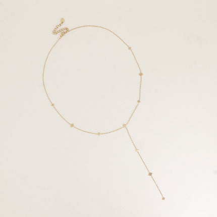 Collier Y - étoiles du Nord effet brossées