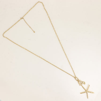 Sautoir - pendentif étoile de mer