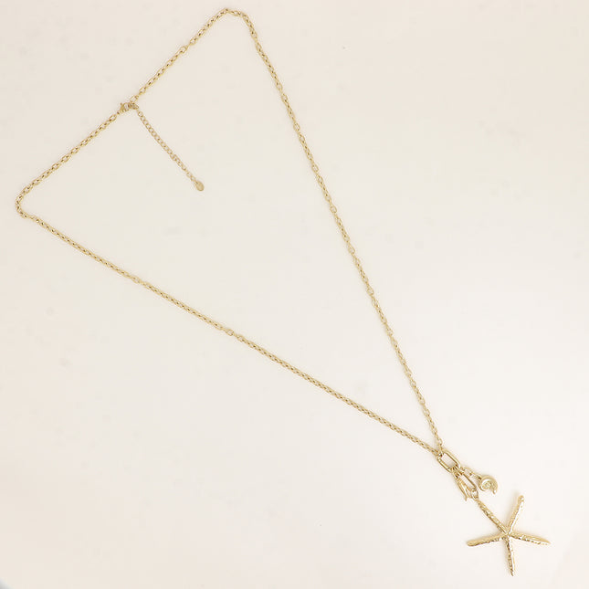 Sautoir - pendentif étoile de mer