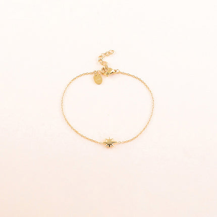 Bracelet - pendentif en forme d'étoile du Nord