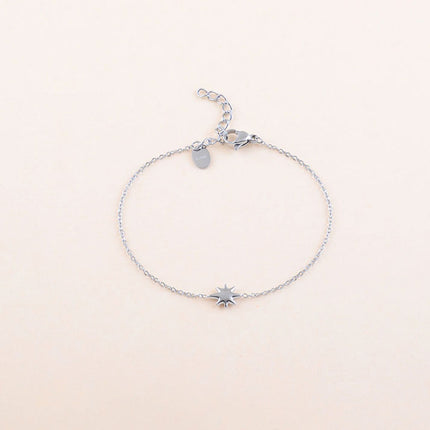 Bracelet - pendentif en forme d'étoile du Nord