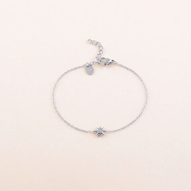 Bracelet - pendentif en forme d'étoile du Nord