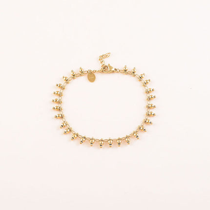 Bracelet - perles boules pendantes