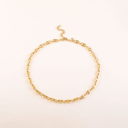 Collier - maille type grain de café