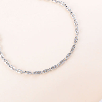 Collier - maille type grain de café