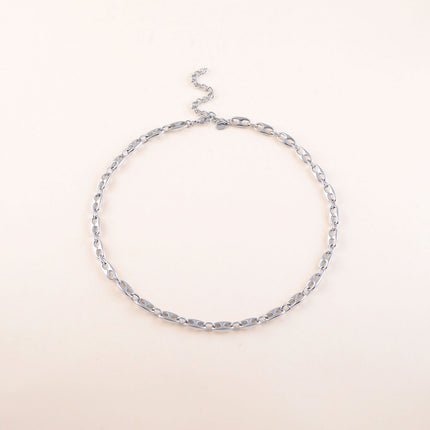 Collier - maille type grain de café