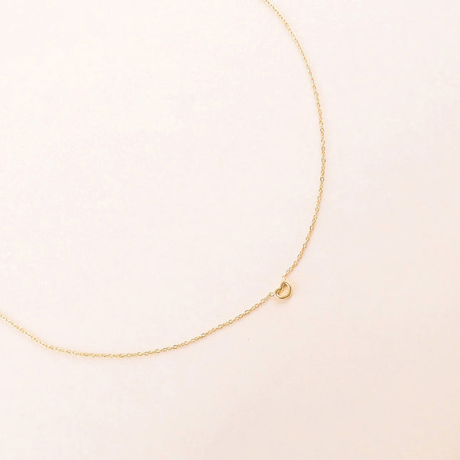 Collier - pendentif coeur ajouré