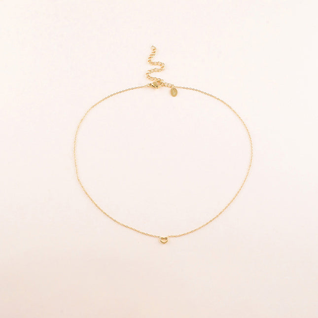Collier - pendentif coeur ajouré