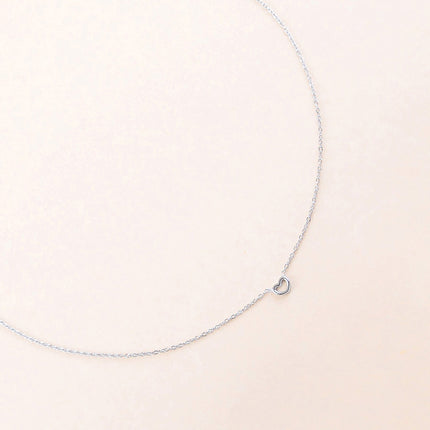 Collier - pendentif coeur ajouré
