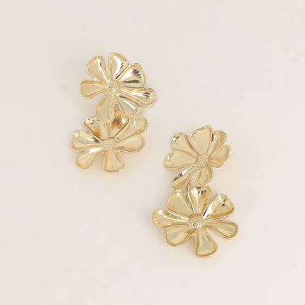 Boucles pendantes - 2 fleurs