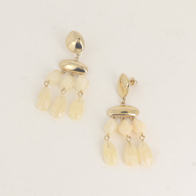 Boucles pendantes - pièces en résine pendantes