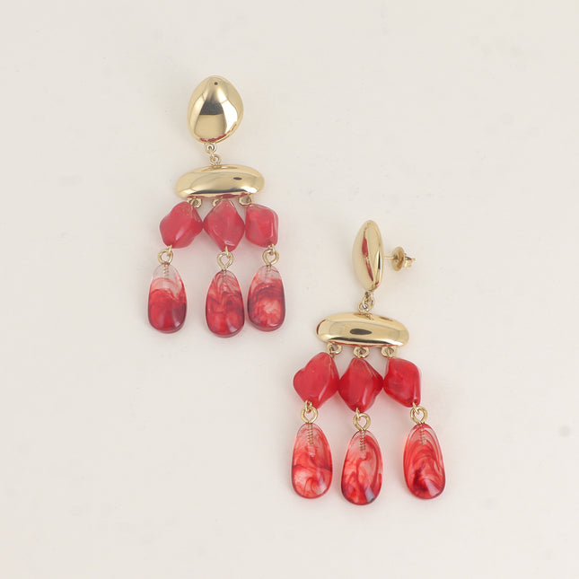 Boucles pendantes - pièces en résine pendantes