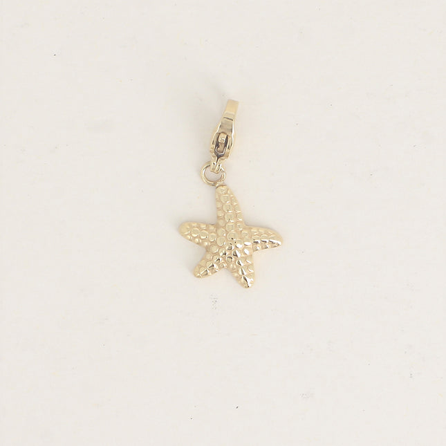 Charm - petit pendentif étoile de mer - Lot de 3 pcs à 1,8€/pc