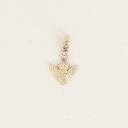 Charm - coeur ailé - Lot de 3 pcs à 1,8€/pc
