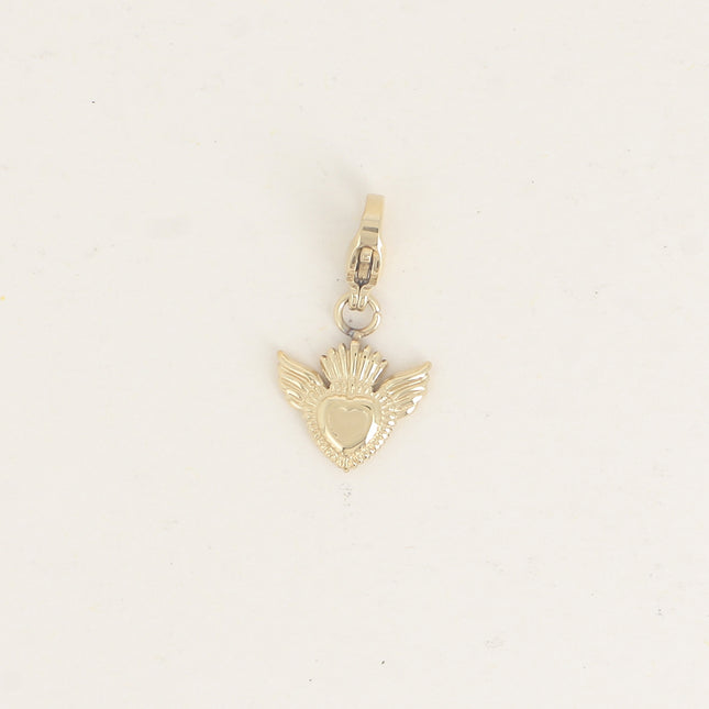 Charm - coeur ailé - Lot de 3 pcs à 1,8€/pc