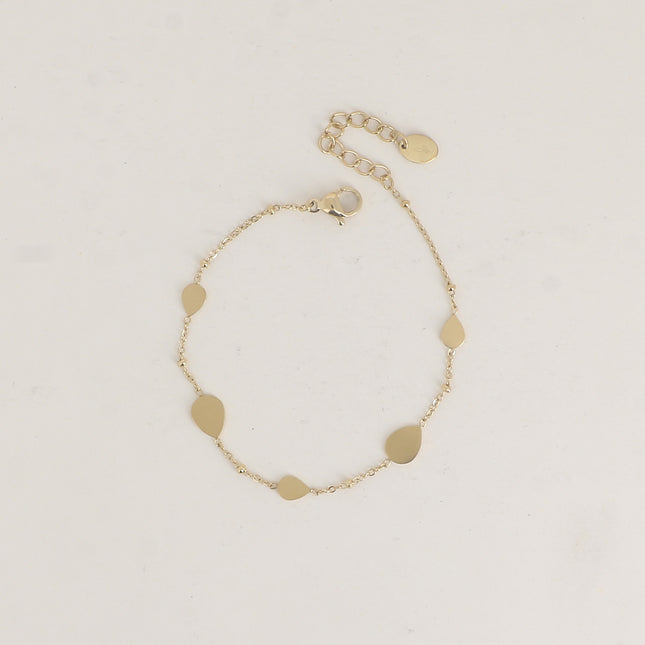 Bracelet - pastilles en forme de goutte