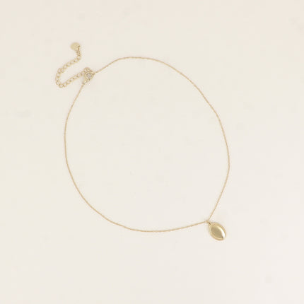 Collier - médaillon ovale