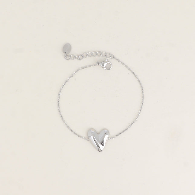 Bracelet - pendentif coeur