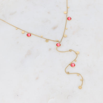 Collier Khalissa Y - cristaux Swarovski® PP20