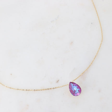 Collier Bertille - goutte et cristaux Swarovski®