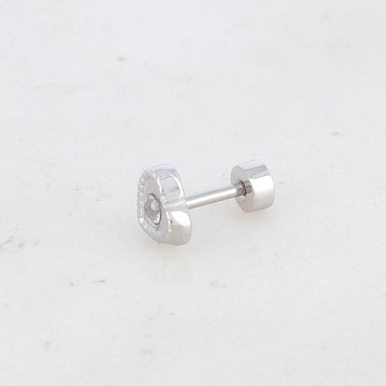 Piercing - coeur et oxyde de zirconium