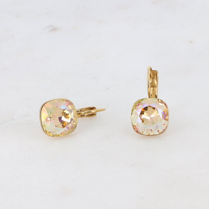 Boucles Béa - cristaux Swarovski® 4470 10mm
