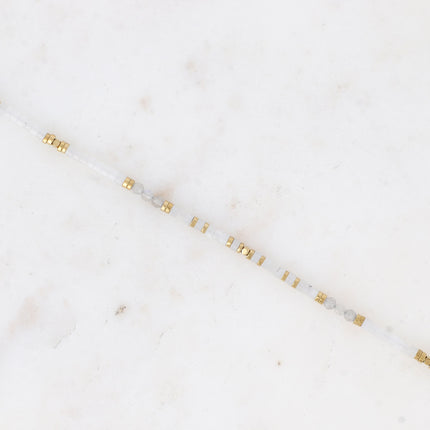 Cybelle anklet - natural stones