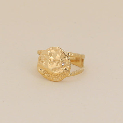 Bague Astro effet martelé
