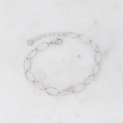 Bracelet Isaias - maille ovale