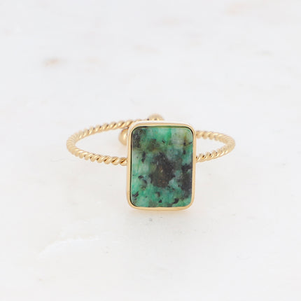 Ezekiel Ring - natural stone