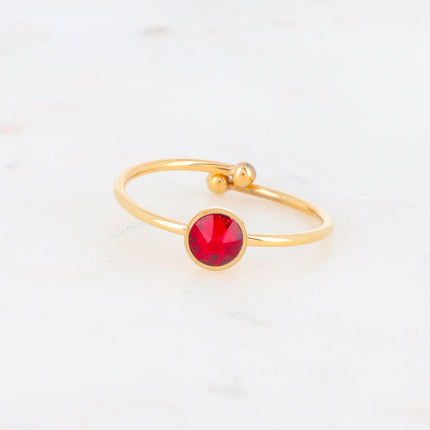 Bague fine Ally - cristal Swarovski®
