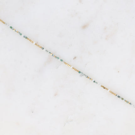 Bracelet de cheville Bracéline avec pierres naturelles