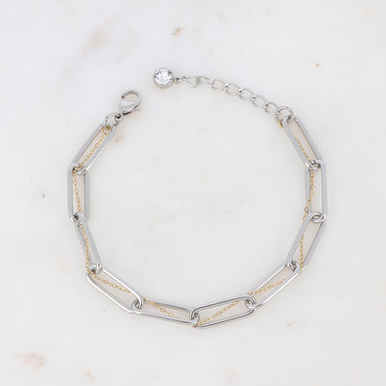 Penellie Bracelet - fine mesh and chain