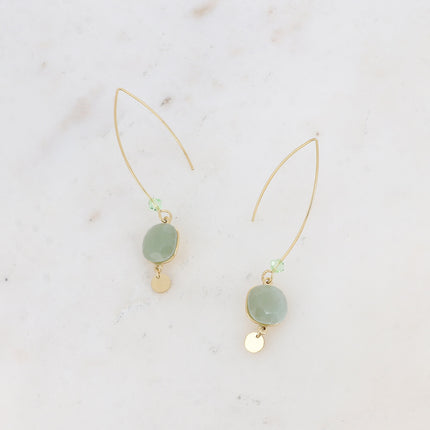 Boucles Aléa Stone - pierres naturelles et cristaux