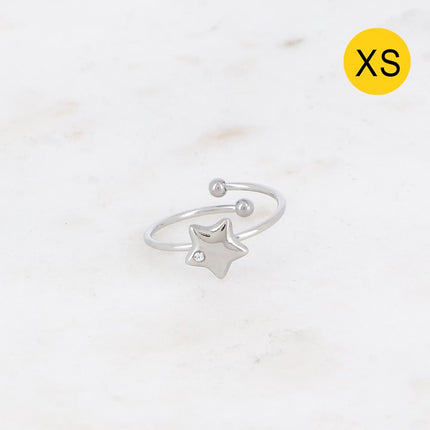 Bague XS - petite étoile et oxyde de zirconium
