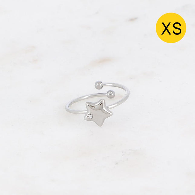 Bague XS - petite étoile et oxyde de zirconium