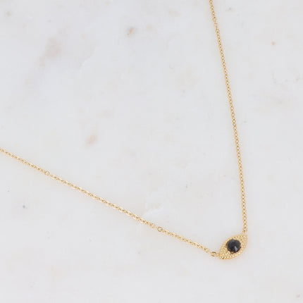 Collier Hendie - oeil et zirconium
