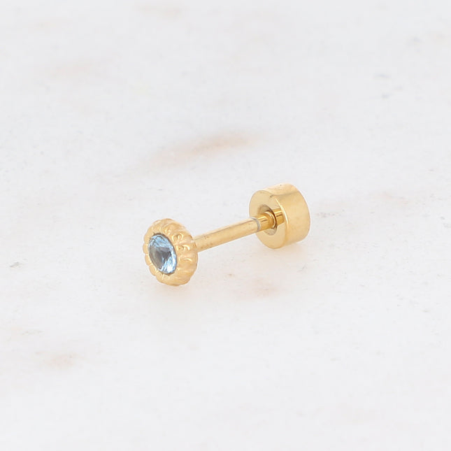 Piercing avec oxyde de zirconium