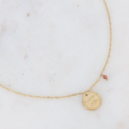 Fleury Necklace - Flower and Birth Month