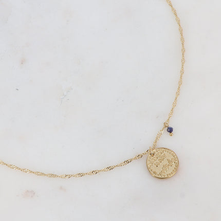 Fleury Necklace - Flower and Birth Month